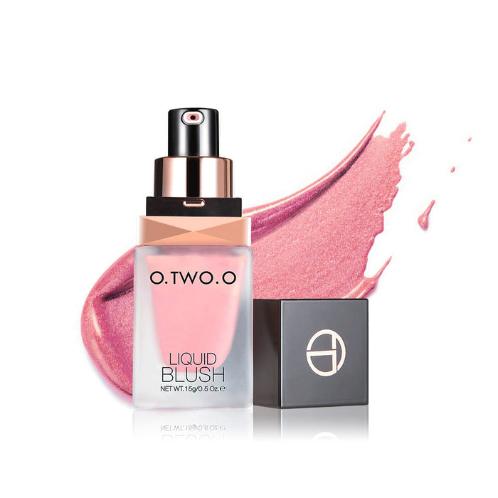 Colorful liquid blush