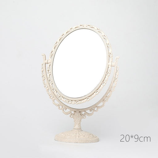 Double-sided makeup mirror