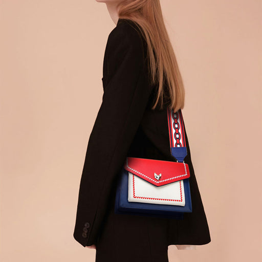 Women's Wide Shoulder Strap Fashion Niche Golden Fox One-shoulder Messenger Bag