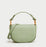 Women's green shoulder bag